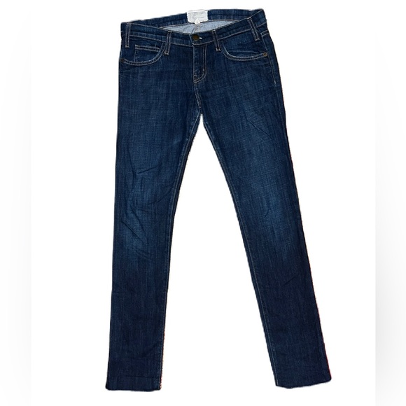 Current/Elliott Denim - Current/Elliott The Roller Bonfire Raw Hem Jeans Size 24